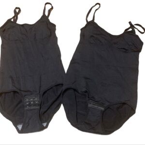 Bundle of 2 Large black bodysuits